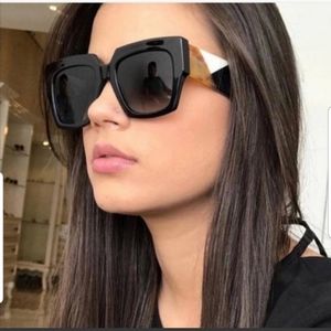 Colorblock Black/Tortoise/White Sunglasses